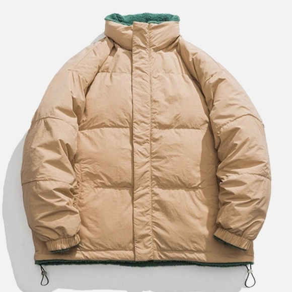 Aelfric Eden Reversible Sherpa Down Coat - Picture 2 of 4